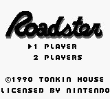 Roadster (Japan) Title Screen